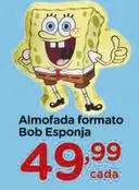 Oferta de Bob - Almofada Formato Bob Esponja por R$49,99 em Carrefour