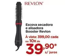 Oferta de Revlon - Escova Secadora E Alisadora Booster por R$399 em Carrefour