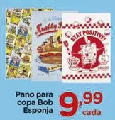 Oferta de Copa - Pano Para Copa Bob Esponja por R$9,99 em Carrefour