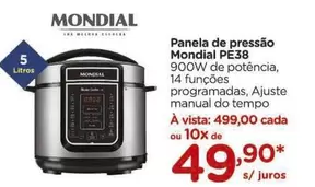 Oferta de Mondial - Panela De Pressão por R$49,9 em Carrefour