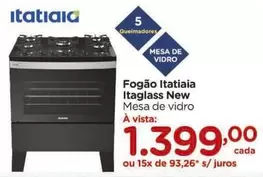 Oferta de Itatiaia - Fogão Italia por R$1399 em Carrefour