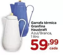 Oferta de Hauskraft - Garrafa térmica Granfina por R$59,99 em Carrefour