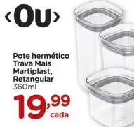 Oferta de Mais - Pote Hermético Trava por R$19,99 em Carrefour