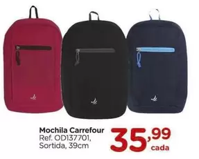 Oferta de Carrefour - Mochila por R$35,99 em Carrefour