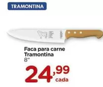 Oferta de Tramontina - Faca Para Carne por R$24,99 em Carrefour