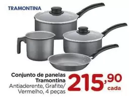 Oferta de Tramontina - Conjunto De Panelas por R$215,9 em Carrefour