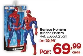 Oferta de Hasbro - Boneco Homem Aranah por R$69,99 em Carrefour