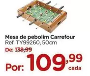 Oferta de Carrefour - Mesa De Pebolim por R$109,99 em Carrefour