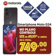 Oferta de Plano - Smartphone Moto G24 por R$749 em Carrefour