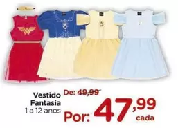 Oferta de Vestido Fantasia por R$47,99 em Carrefour