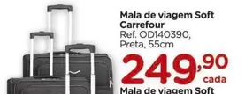 Oferta de Carrefour - Mala De Viagem Soft por R$249,9 em Carrefour