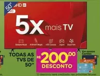 Oferta de Magic - Tvs De 50" por R$200 em Carrefour