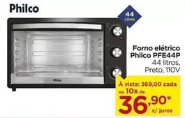 Oferta de Philco - Forno elétrico PFE44P por R$369 em Carrefour