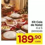 Oferta de De   - Kit Ceia De Natal por R$189,9 em Carrefour