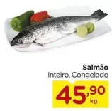 Oferta de Salmão por R$45,9 em Carrefour