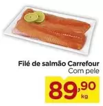 Oferta de Carrefour - Filé De Salmão por R$89,9 em Carrefour