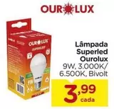 Oferta de Ourolux - Lâmpada por R$3,99 em Carrefour