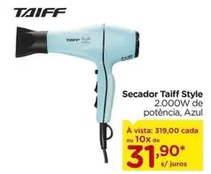 Oferta de Taiff - Secador Style por R$319 em Carrefour