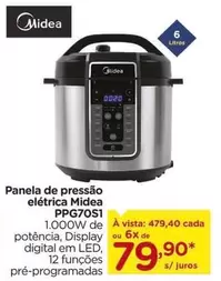 Oferta de Midea - Panela De Pressão Elétrica em Carrefour