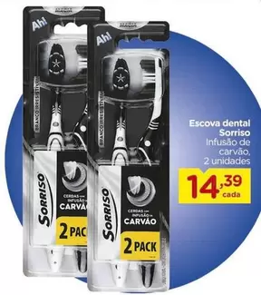 Oferta de Sorriso - Escova Dental por R$14,39 em Carrefour