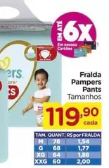 Oferta de Pampers - Fralda Pants por R$119,9 em Carrefour