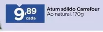 Oferta de Carrefour - Atum sólido por R$9,89 em Carrefour