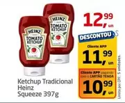 Oferta de Heinz - Ketchup Tradicional Squeeze por R$12,99 em Tenda Atacado