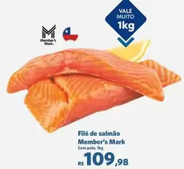 Oferta de Member's Mark - Filé De Salmão por R$109,98 em Sam's Club