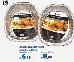 Oferta de Member's Mark - Assadeira Descartável por R$8,98 em Sam's Club