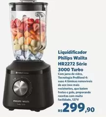 Oferta de Philips - Liquidificador Helios Walita Hr2272 Serie por R$299,9 em Sam's Club