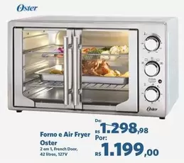 Oferta de Oster - Forno E Air Fryer por R$1298,98 em Sam's Club