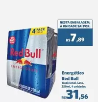 Oferta de Red Bull - Energético por R$31,56 em Sam's Club