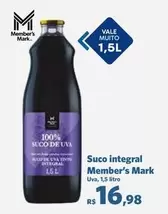 Oferta de Member's Mark - Suco Integral por R$16,98 em Sam's Club