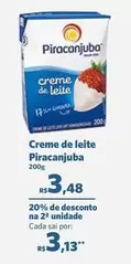 Oferta de Piracanjuba - Creme De Leite por R$3,48 em Sam's Club