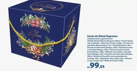 Oferta de Supreme - Cesta De Natal Supreme por R$99,01 em Sam's Club