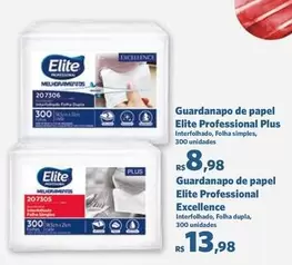 Oferta de Elite - Guardanapo De Papel Professional Plus por R$13,98 em Sam's Club