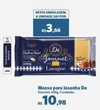 Oferta de Massa -  Para Lasanha por R$10,98 em Sam's Club