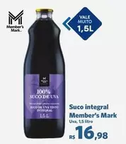 Oferta de Member's Mark - Suco Integral por R$16,98 em Sam's Club