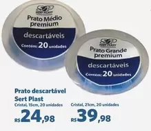 Oferta de Premium - Prato Descartável por R$24,98 em Sam's Club