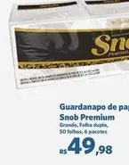 Oferta de Snob - Guardanapo De Pas por R$49,98 em Sam's Club