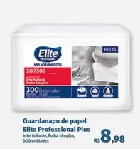 Oferta de Elite - Guardanapo De Papel Professional Plus por R$8,98 em Sam's Club