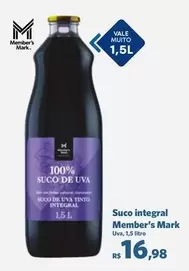 Oferta de Member's Mark - Suco Integral por R$16,98 em Sam's Club