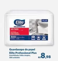 Oferta de Elite - Guardanapo De Papel Professional Plus por R$8,98 em Sam's Club