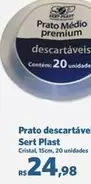 Oferta de Premium - Prato Descartáveis por R$24,98 em Sam's Club