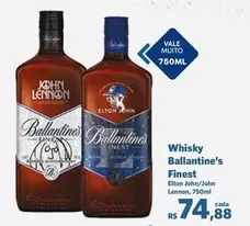 Oferta de Ballantine´s - Whisky Finest por R$74,88 em Sam's Club