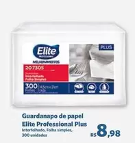 Oferta de Elite - Guardanapo De Papel Professional Plus por R$8,98 em Sam's Club