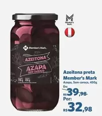 Oferta de De   - Azeitona Preta por R$32,98 em Sam's Club