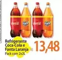 Oferta de Coca-Cola - Refrigerante  E Fanta Laranja por R$13,48 em Atacadão