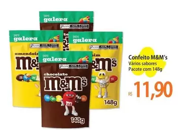 Oferta de M&M's - Confeito por R$11,9 em Atacadão