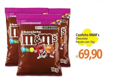 Oferta de M&M's - Confeito por R$69,9 em Atacadão